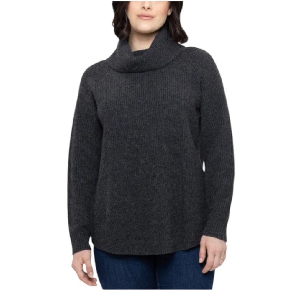NEW Tahari Cowl Neck Sweater | Grey